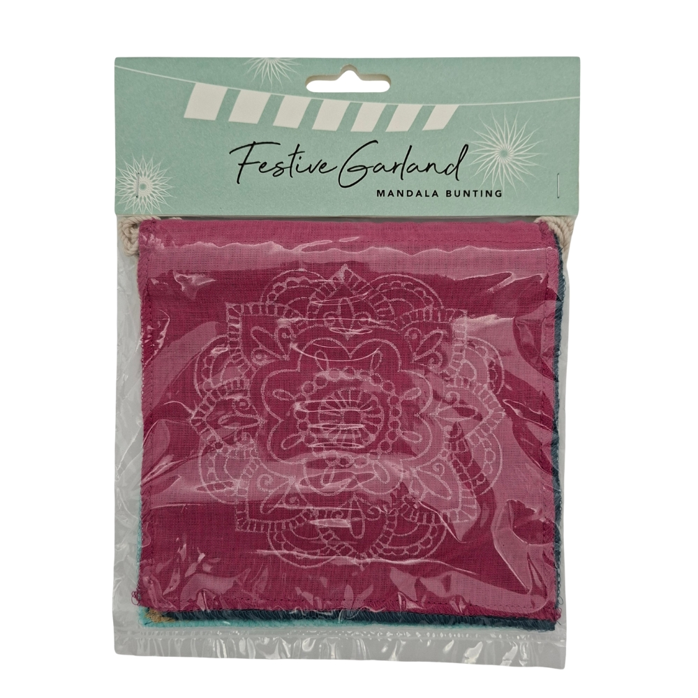 Mandala bunting, colours - Afbeelding 5