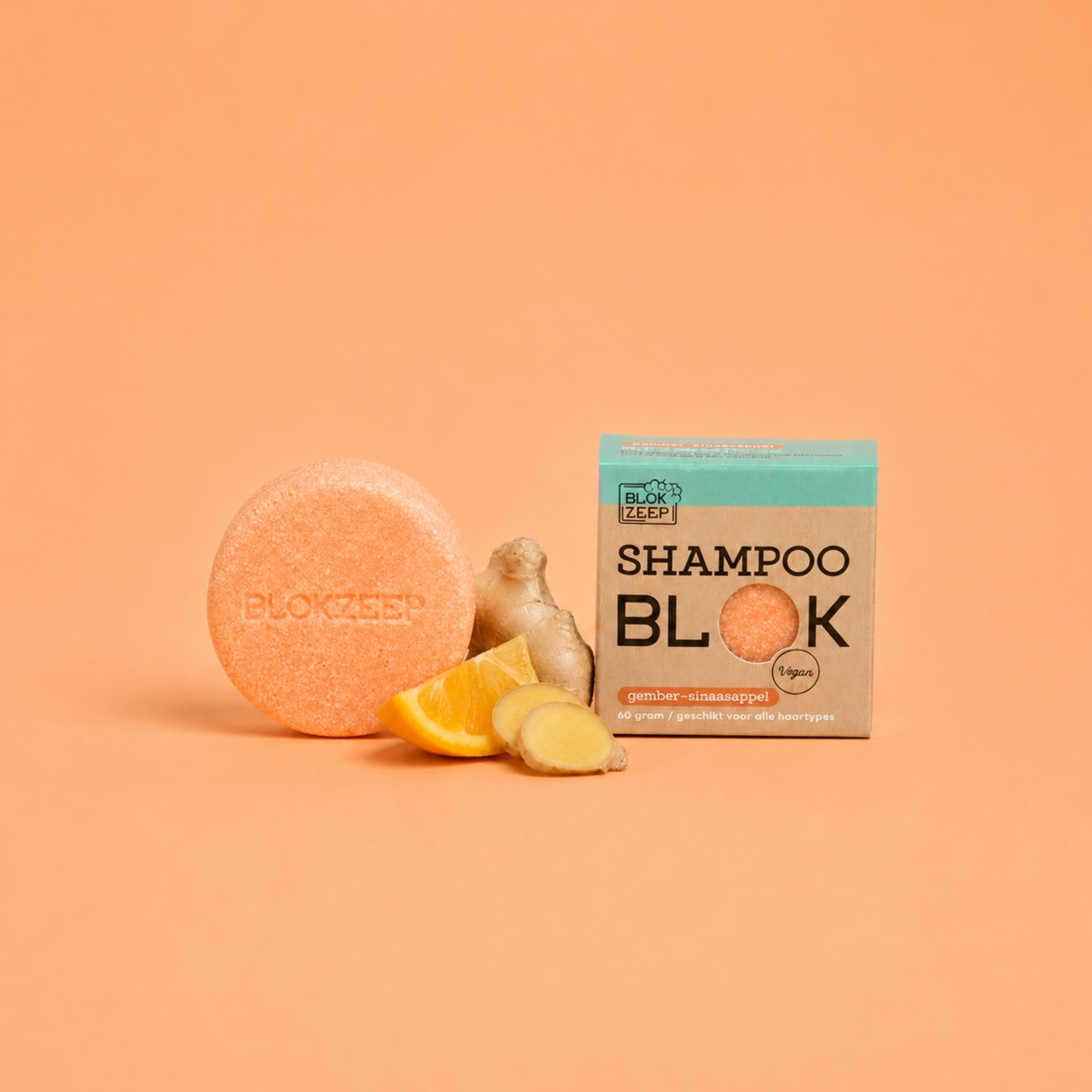 Shampoo Bar Gember Sinaasappel - Afbeelding 2