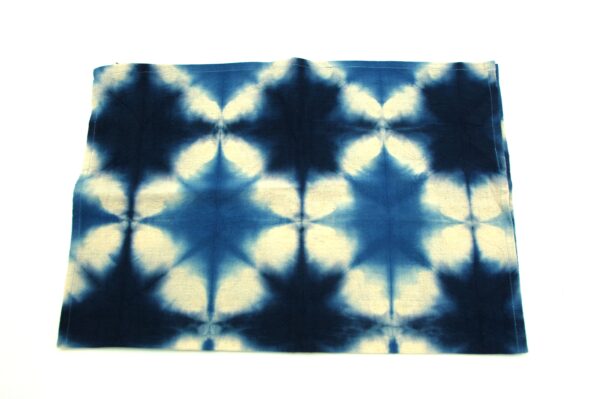 Theedoek TieDye – Blauw-Wit