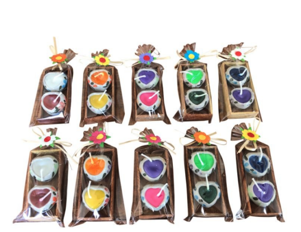 Set van 20 mini kaarsjes