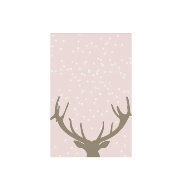 Bloemenkaartjes - Rendier | set van 10