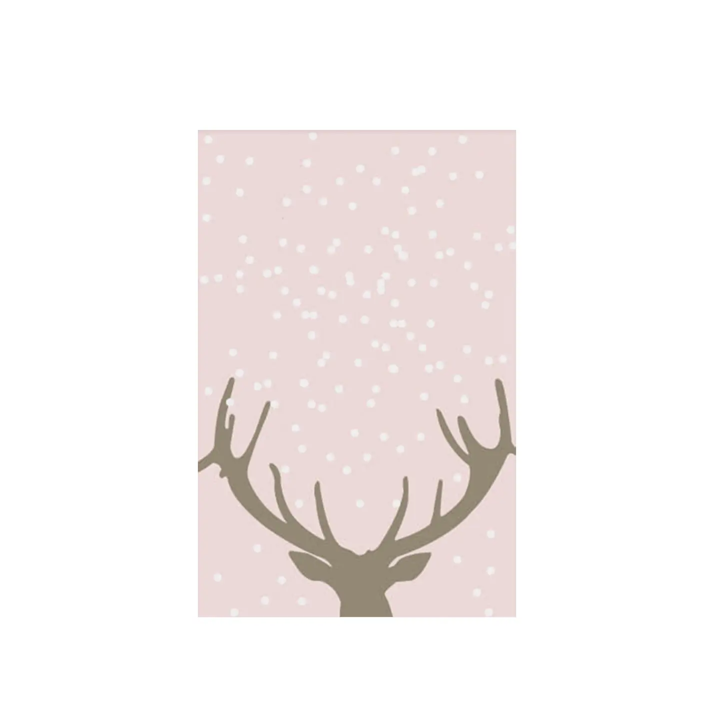 Bloemenkaartjes - Rendier | set van 10