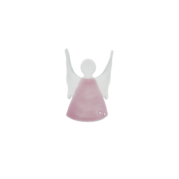 Glazen engel, roze