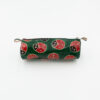 Leren etui, groen met lieveheersbeestjes