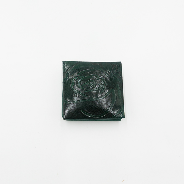 Leren portemonnee, groen