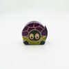 Leren schildpad spaarpot, groen paars