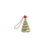 Kerstboom hanger met bel, groen
