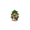 Kerststal met kerstboom