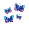 Vlinders, set van 5, blauw