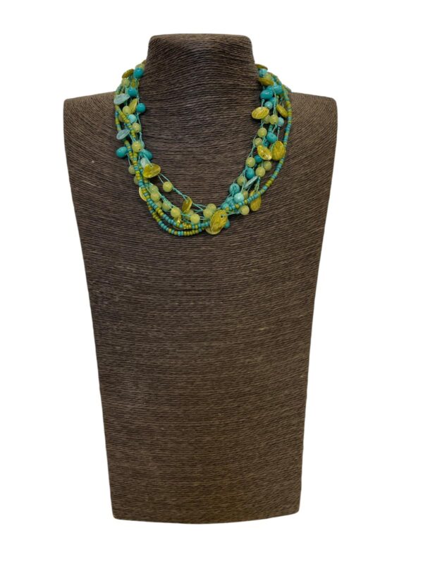 Satra K Ketting – Fairtrade Halsketting van Schelp en Glas 232 - 4