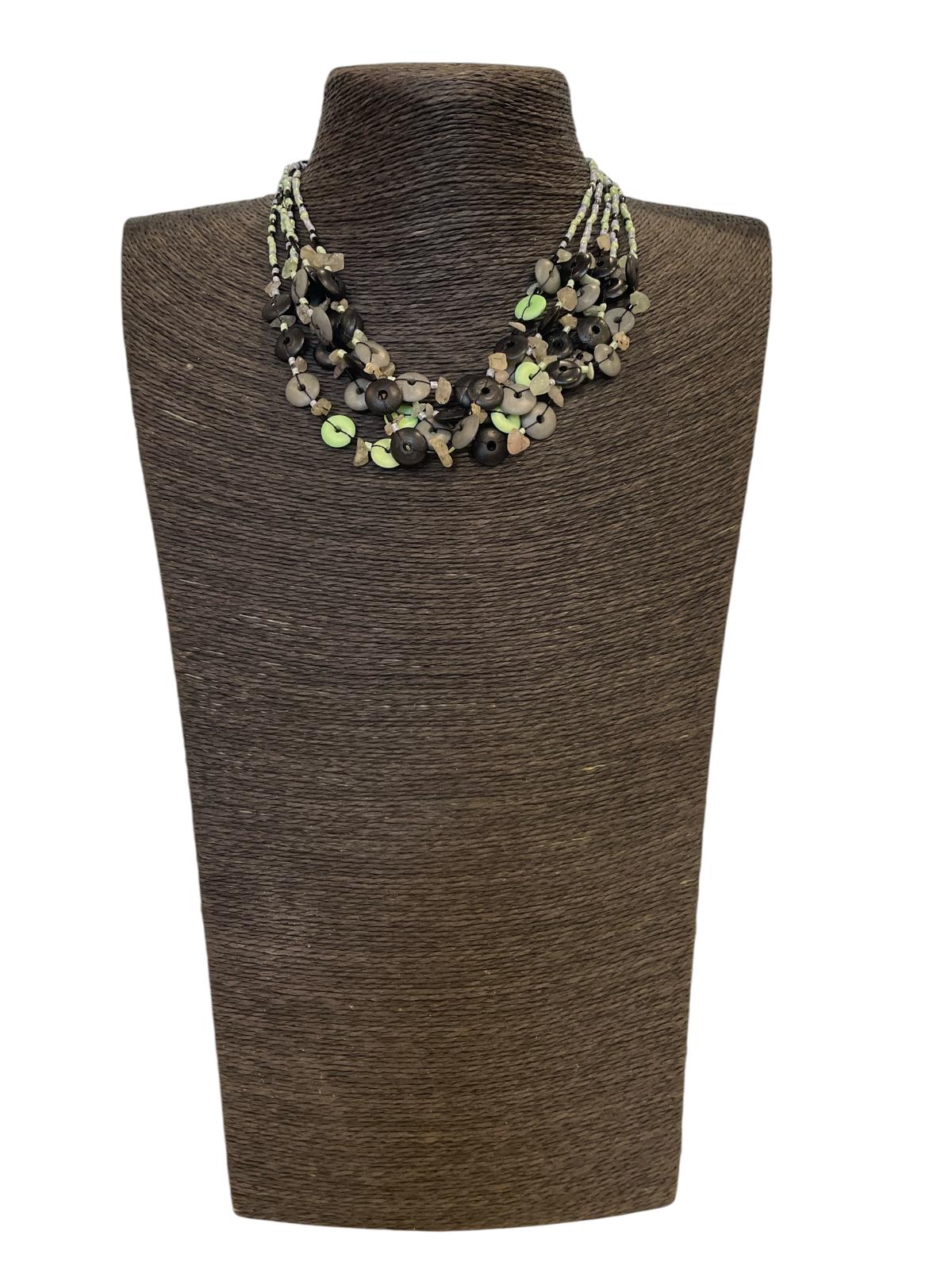 DC Ketting – Fairtrade Halsketting van Been en Halfedelstenen 241 - 4