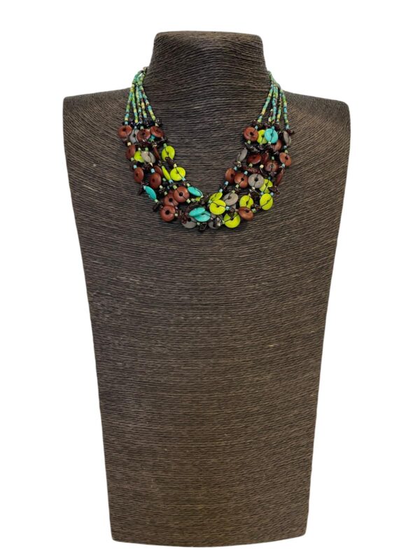 DC Ketting – Fairtrade Halsketting van Been en Halfedelstenen 241 - 3