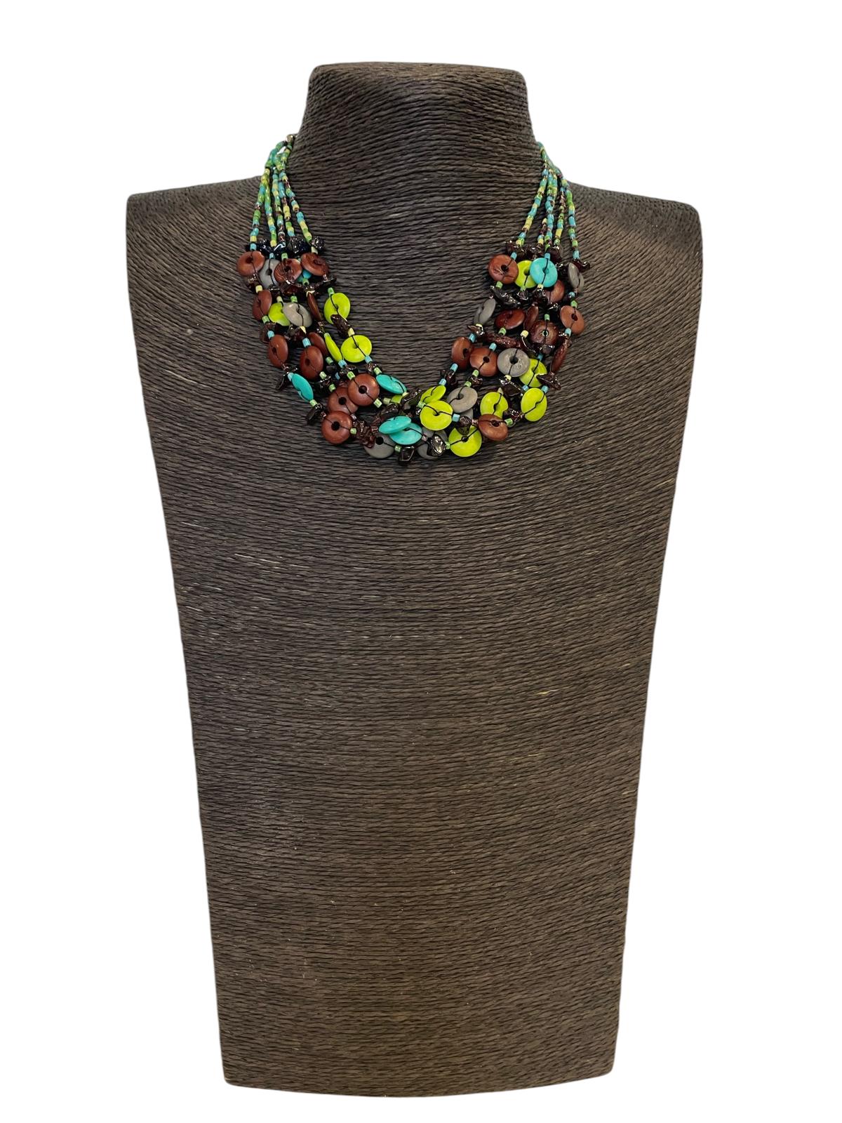 DC Ketting – Fairtrade Halsketting van Been en Halfedelstenen 241 - 3