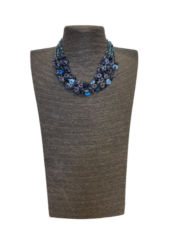 DC Ketting – Fairtrade Halsketting van Been en Halfedelstenen 241 - 2