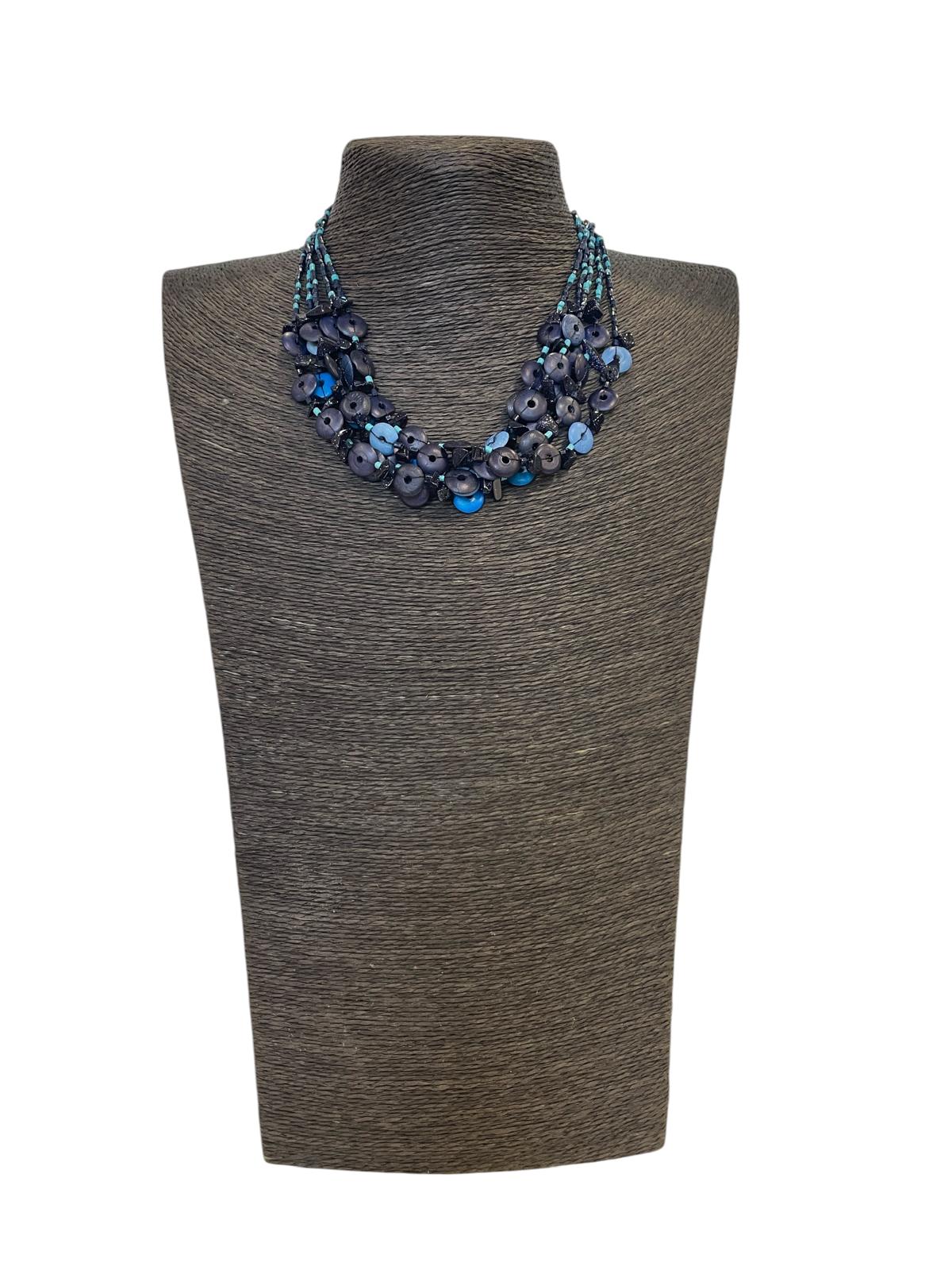 DC Ketting – Fairtrade Halsketting van Been en Halfedelstenen 241 - 2