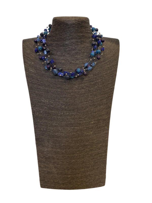 Satra Ketting – Fairtrade Halsketting van Hout, Glas en Nikkelvrij Metaal 228 - 5