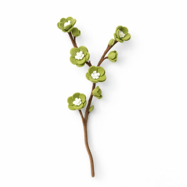 Bloesem groen wit (groot)
