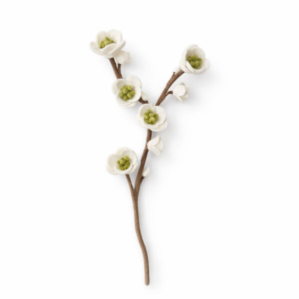 Bloesem wit groen (groot)