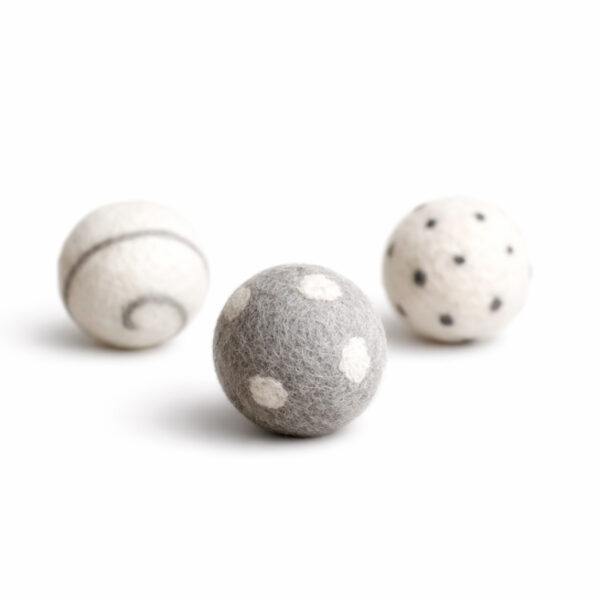 CatToy balls grey (SET 3)