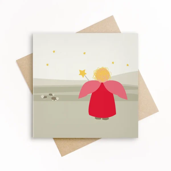 Kerstkaart - Engeltje
